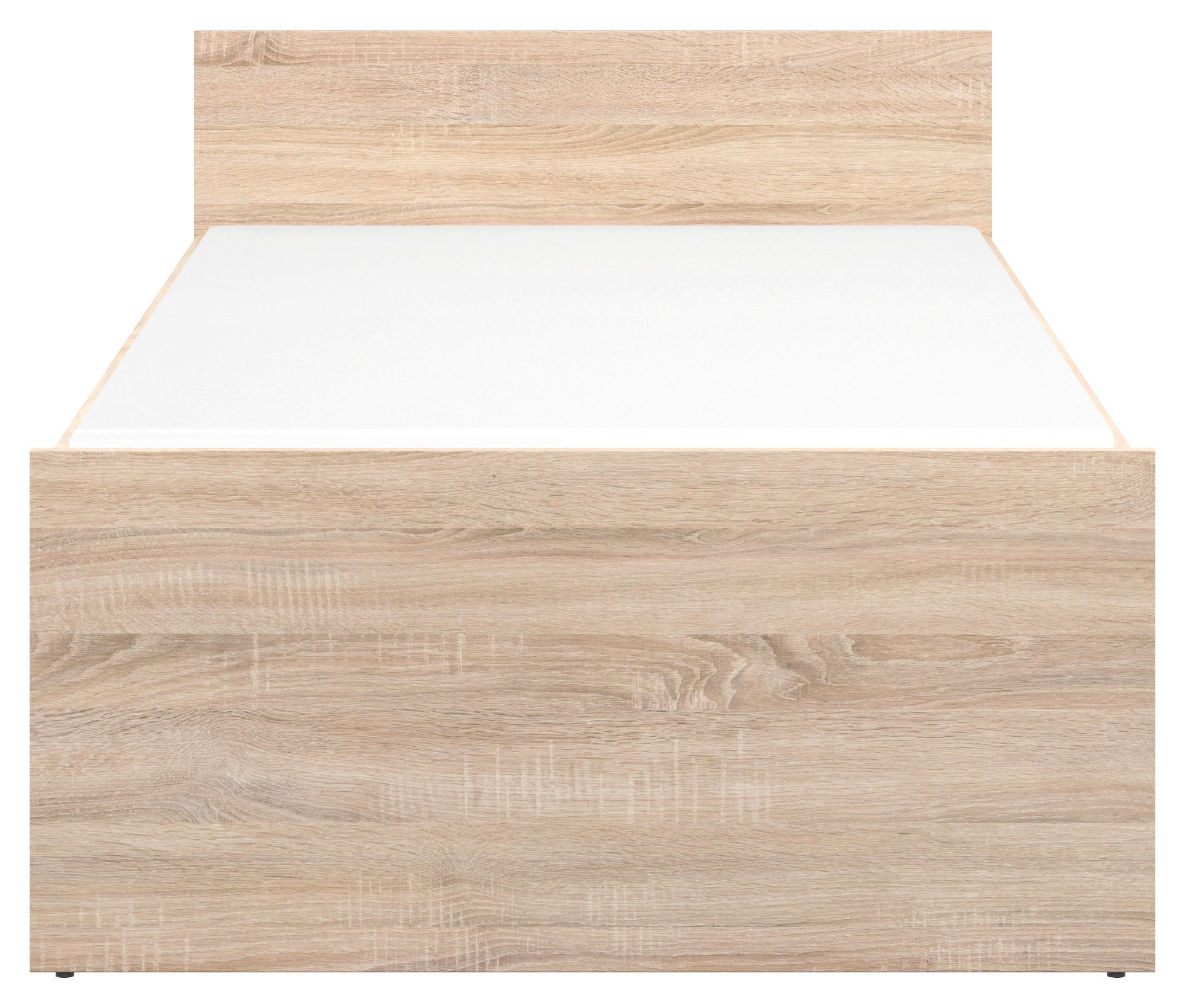 BETT 90/200 cm  in Sonoma Eiche  - Sonoma Eiche, MODERN, Holz/Holzwerkstoff (90/200cm) - MID.YOU