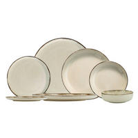 KOMBISERVICE Creme 24-teilig 6 Personen  - Creme, Basics, Keramik - P & B