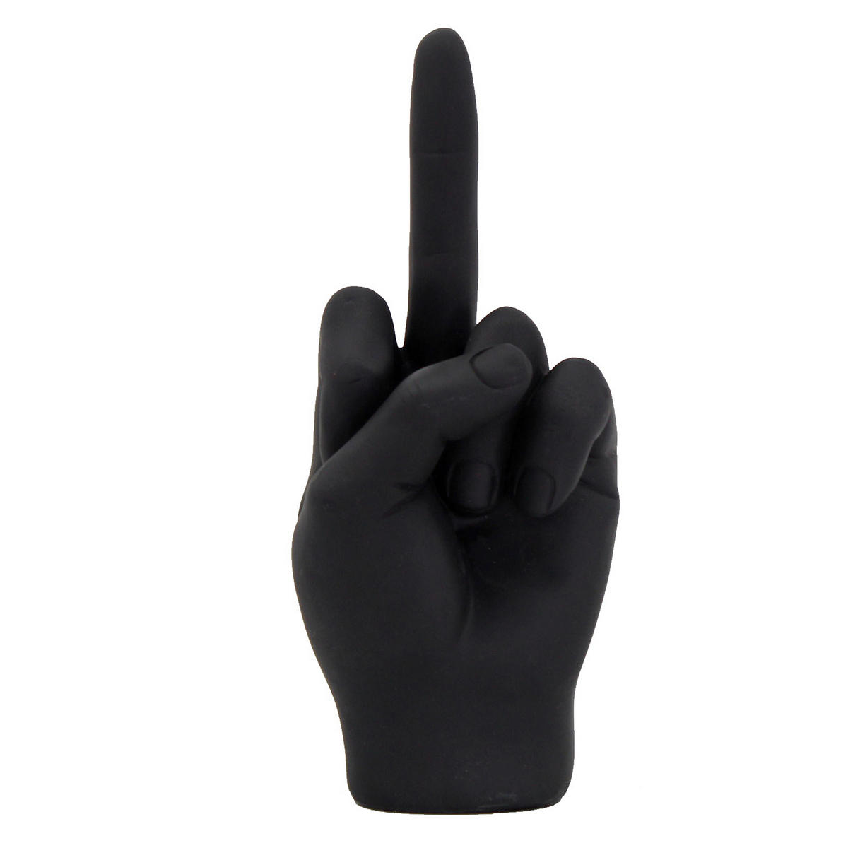 SKULPTUR - Schwarz, LIFESTYLE, Kunststoff (9/21,5/8cm) - Ambia Home