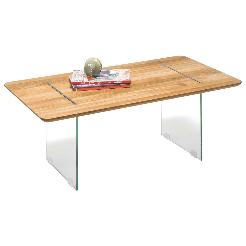 Couchtisch In Glas, Holz 110/60/40 Cm Couchtisch In Glas, Holz 110/60/40 Cm