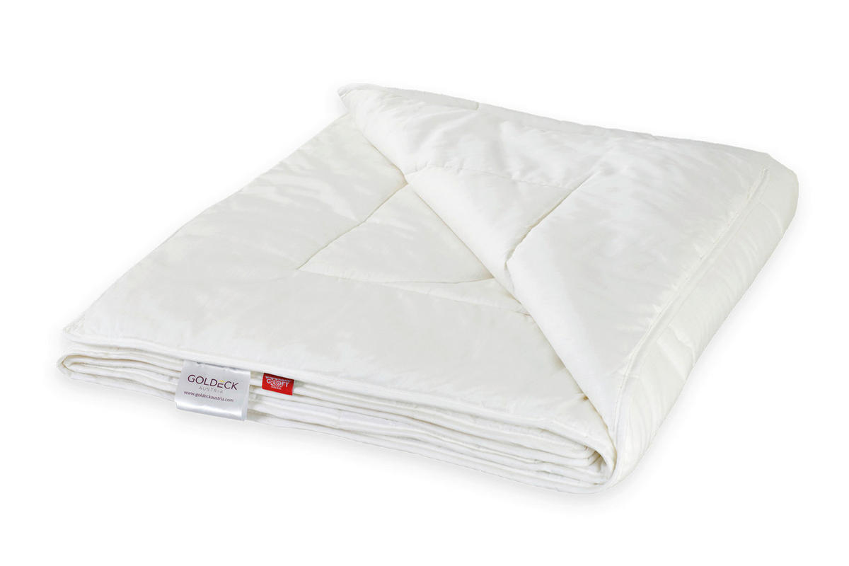 SOMMERDECKE 200/200 cm  - Champagner, Basics, Textil (200/200cm) - Goldeck Austria