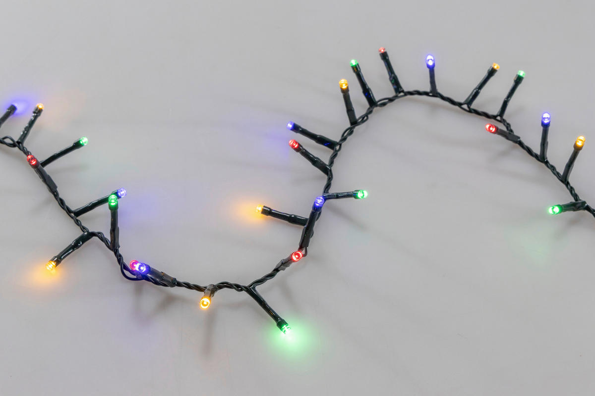 LICHTERKETTE 750 cm  - Grün, KONVENTIONELL, Kunststoff (750cm) - X-Mas