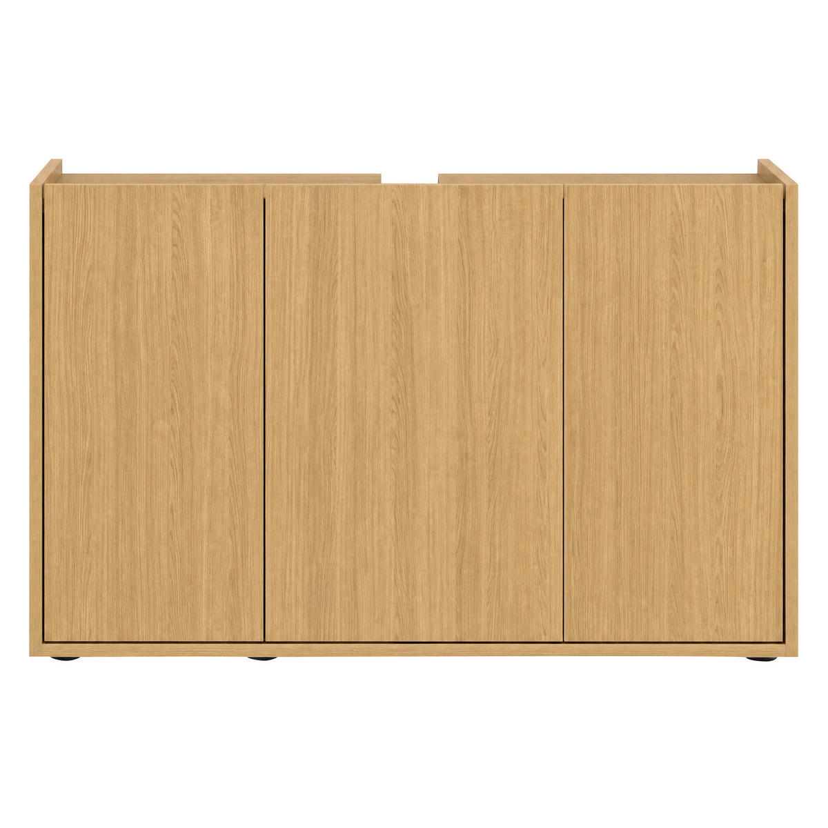 WASCHBECKENUNTERSCHRANK 98/62/35 cm  - Eichefarben/Schwarz, Trend, Holzwerkstoff/Kunststoff (98/62/35cm) - MID.YOU