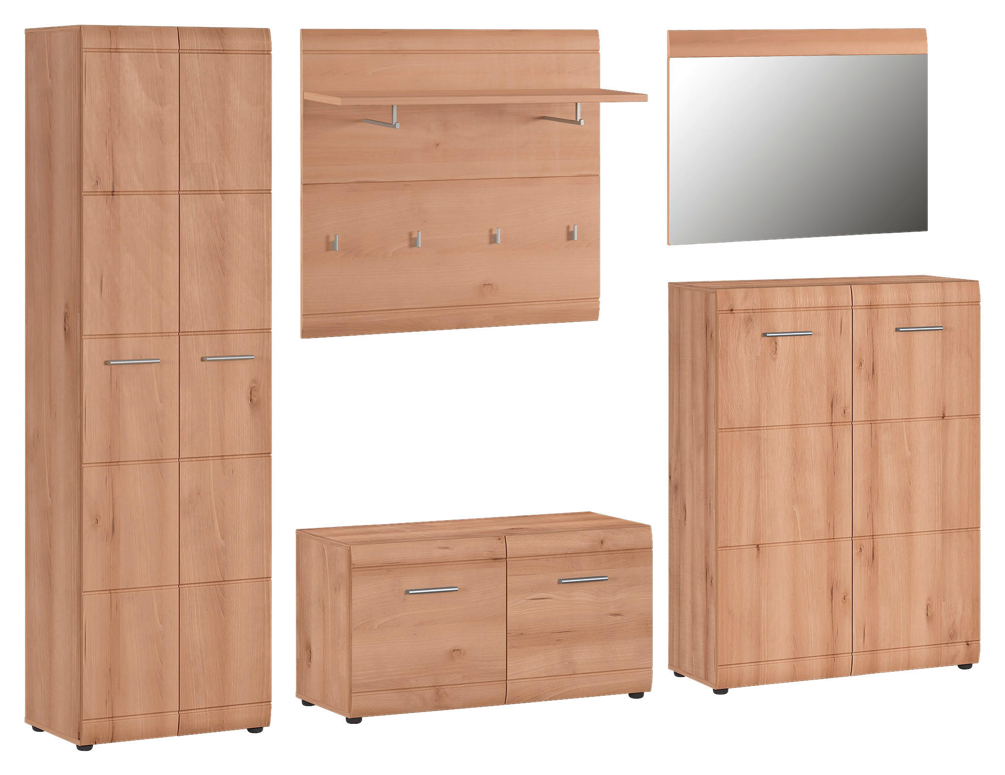 GARDEROBE Buchefarben - Buchefarben, Design (275/200/39cm) - Carryhome