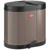 ABFALLSAMMLER ÖKOSAMMLER 170 2X15 L  - Grau, KONVENTIONELL, Kunststoff/Metall (45/43/36cm) - Wesco