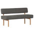 SITZBANK in Hellgrau - Buchefarben/Hellgrau, KONVENTIONELL, Holz/Textil (160/87/58cm) - Cantus SITZBANK in Hellgrau - Buchefarben/Hellgrau, KONVENTIONELL, Holz/Textil (160/87/58cm) - Cantus