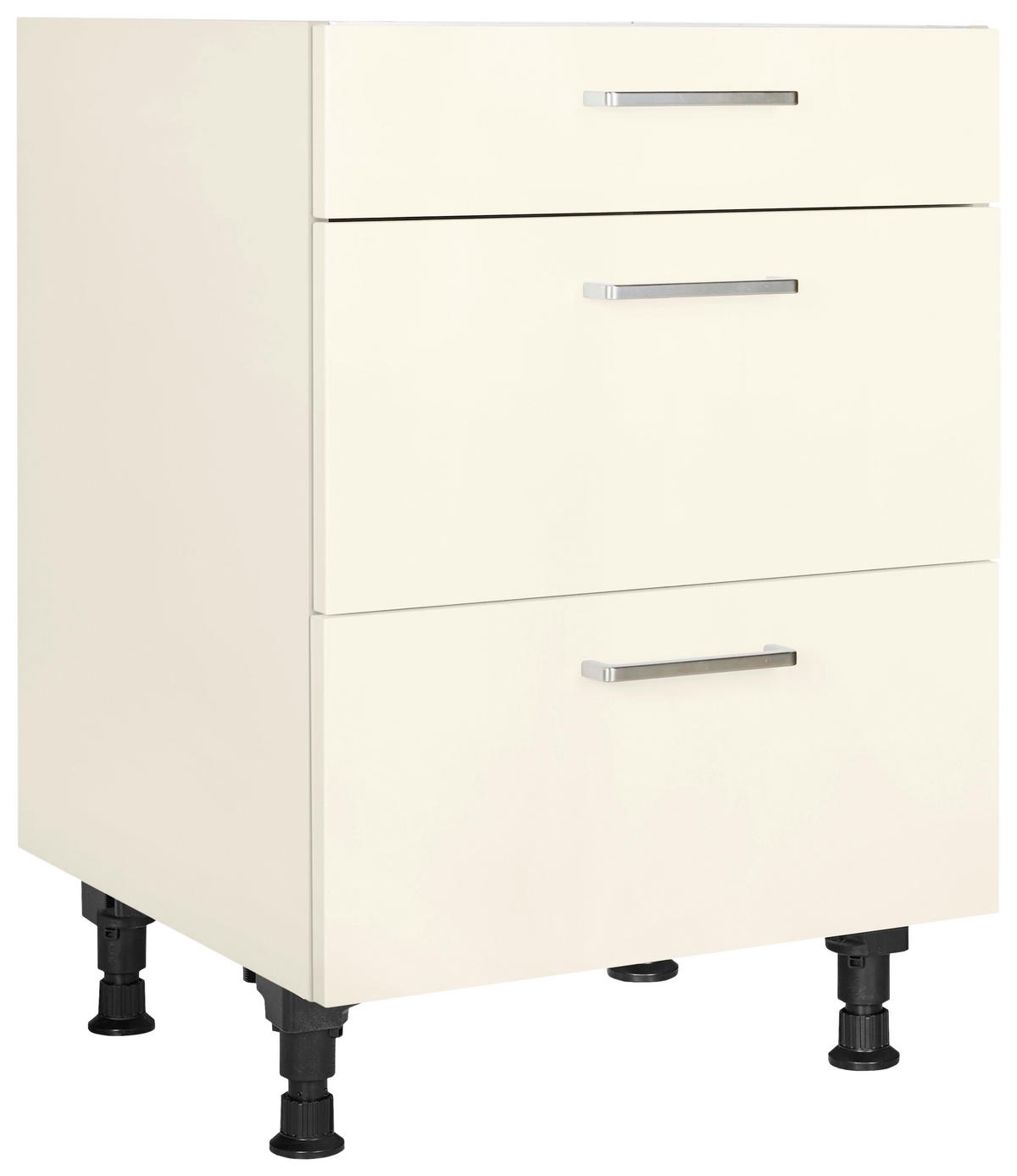 KOCHFELDUMBAUSCHRANK 60/87/56 cm  Magnolie  - Edelstahlfarben/Magnolie, Modern, Holzwerkstoff/Metall (60/87/56cm) - Nobilia