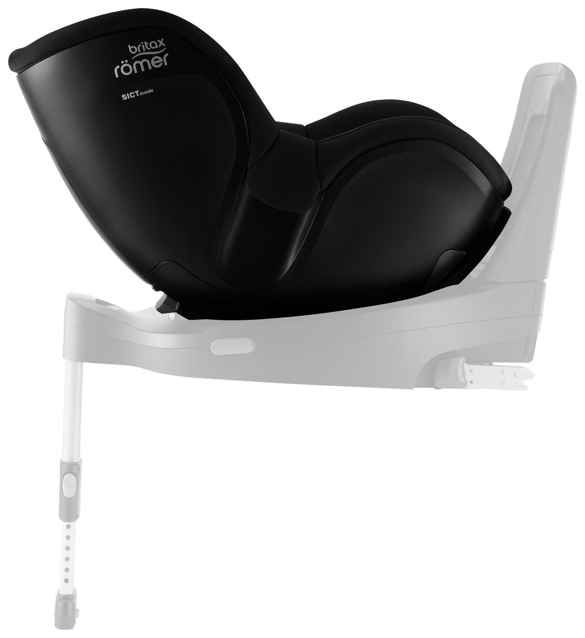 REBOARDER-KINDERSITZ Dualfix 5Z  - Schwarz, Basics, Textil (44/48/74cm) - Britax Römer