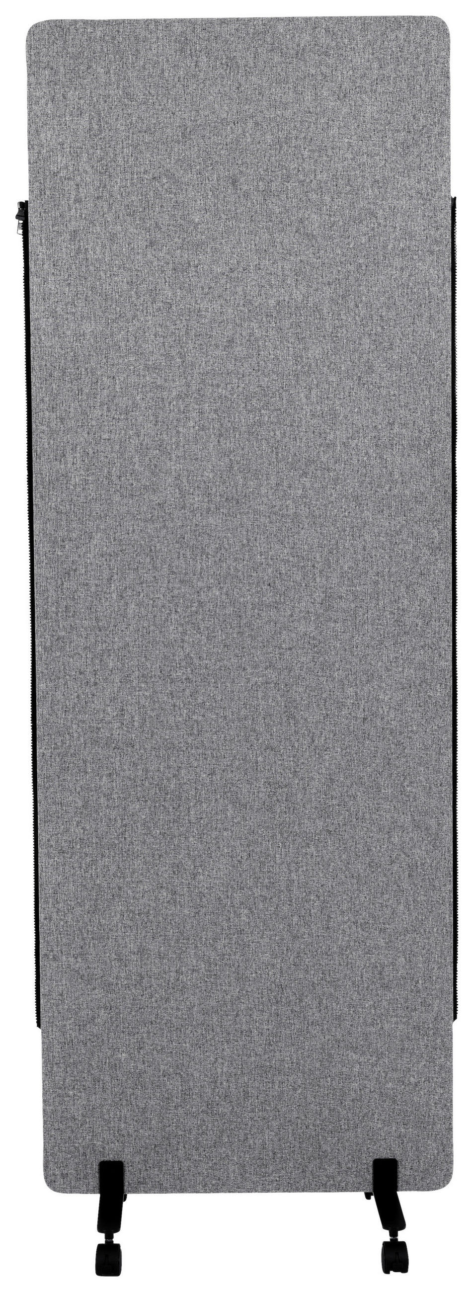 MELLANVÄGG  i metall, plast, textil  mörkgrå  - mörkgrå, Basics, metall/textil (60/177/3cm) - MID.YOU