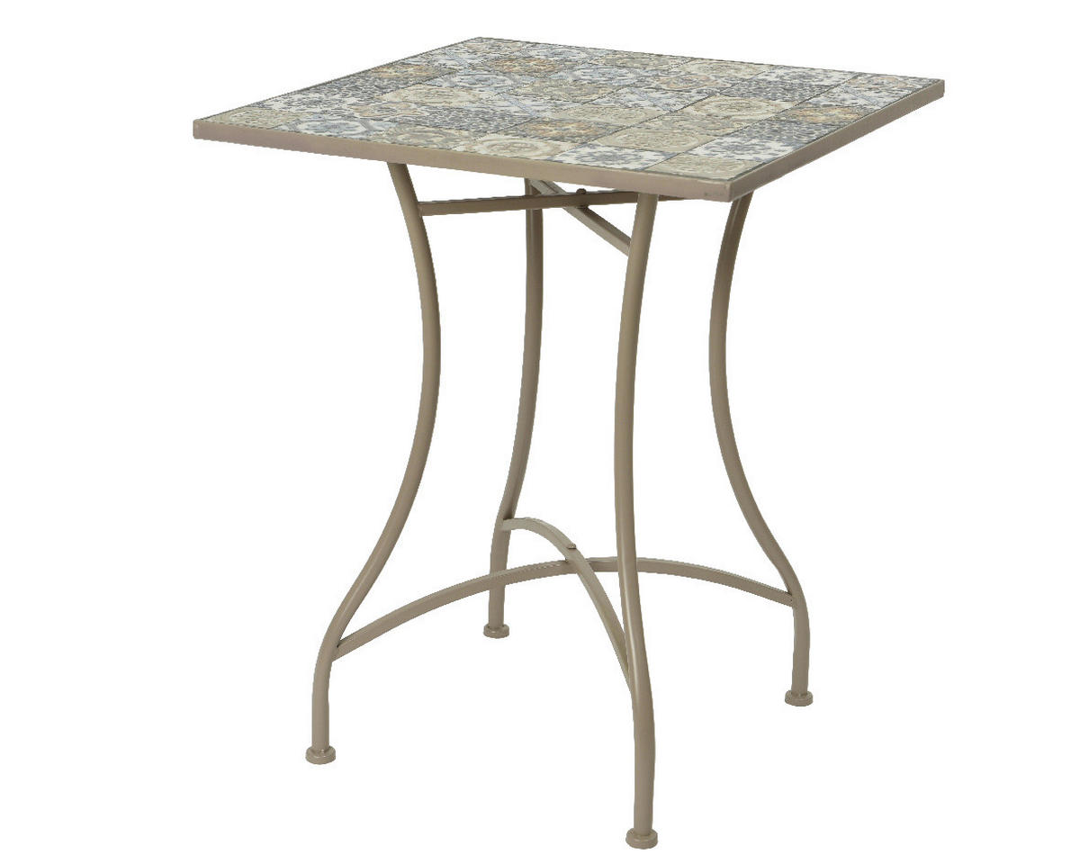 KERTI ASZTAL 58,00/58,00/72,00 cm   - Lifestyle, kő/fém (58,00/58,00/72,00cm)