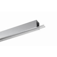 SCHIENENSYSTEM-ABDECKSCHIENE    50 cm  - Transparent, Basics, Kunststoff (50cm) - Fischer & Honsel