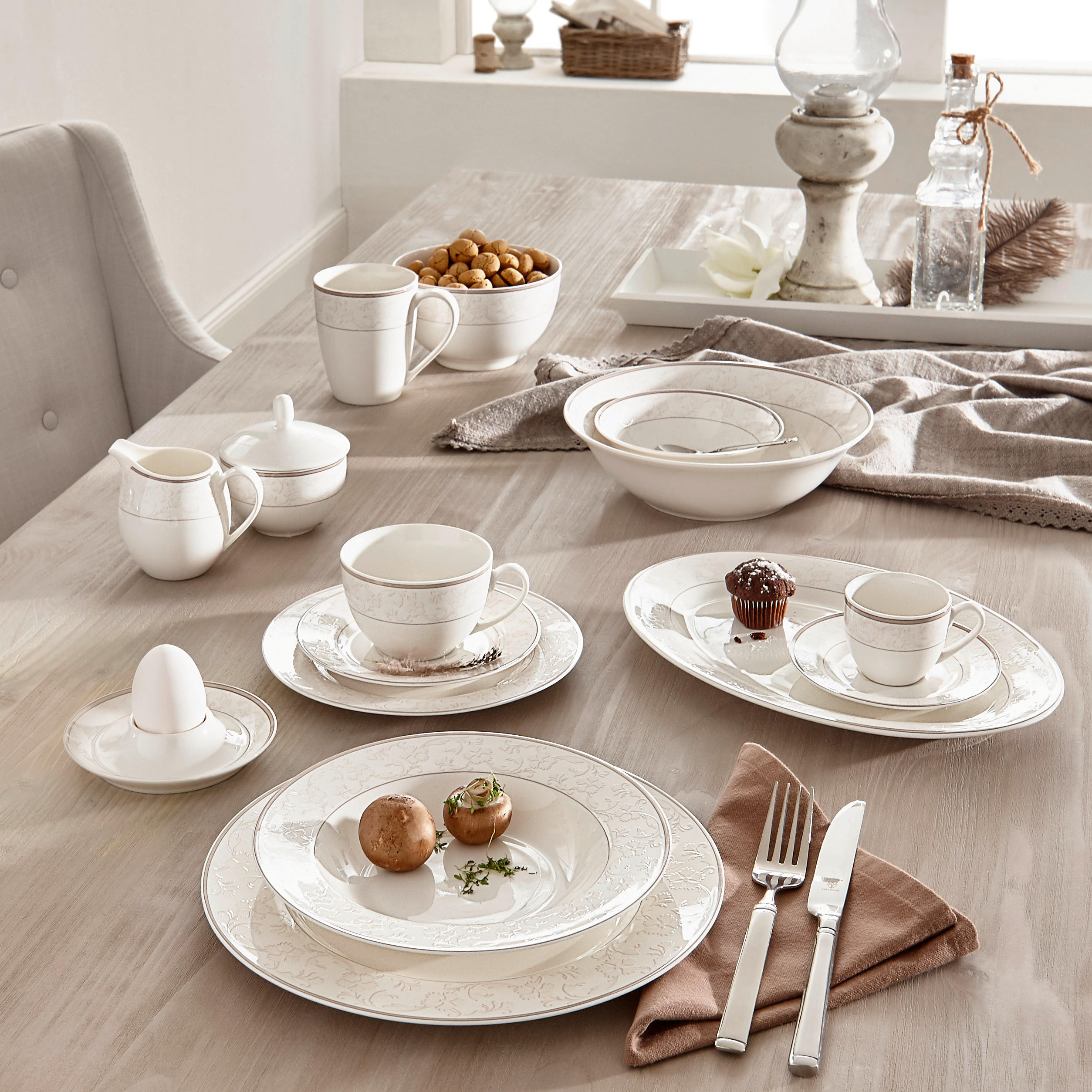 SCHÜSSEL Isabella 14 cm   - Beige, Konventionell, Keramik (14cm) - Ritzenhoff Breker