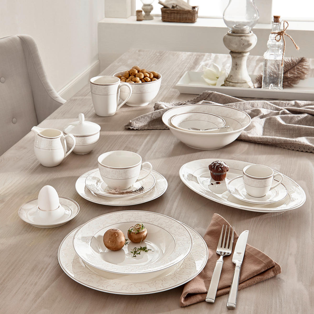 ESPRESSO-UNTERTASSE Isabella 13 cm  - Beige, Basics, Keramik (13cm) - Ritzenhoff Breker