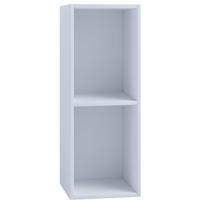 SCHALLPLATTENREGAL - Weiss, Basics, Holzwerkstoff (34/72/30cm) - MID.YOU