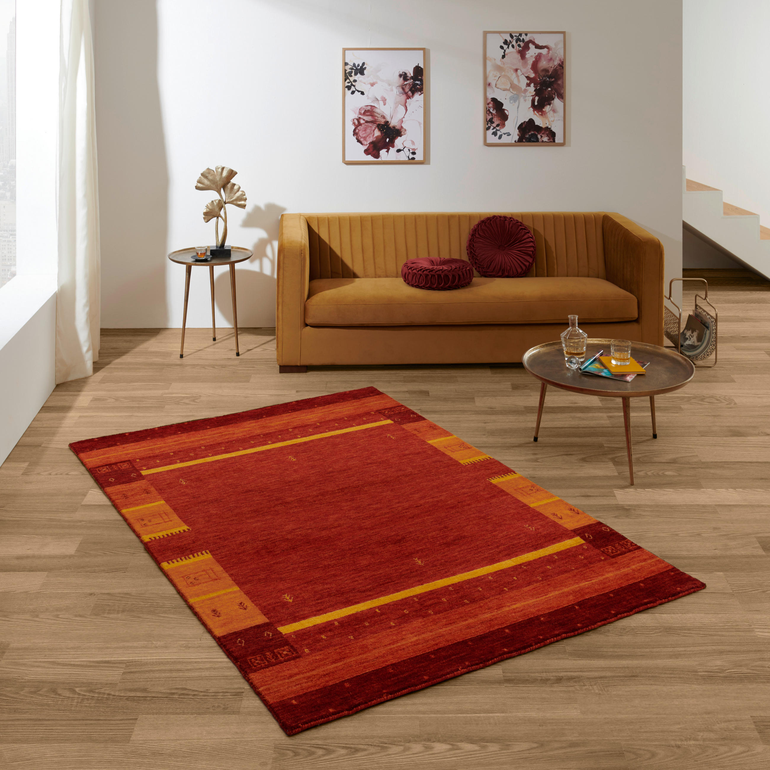 ORIENTALISK MATTA 160/230 cm Silence  - röd, Lifestyle, textil (160/230cm) - Cazaris