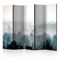 PARAVENT mit 5  Flügel - Pastellblau/Grauweiß, Basics, Holz/Kunststoff (225/172/3cm) - artgeist