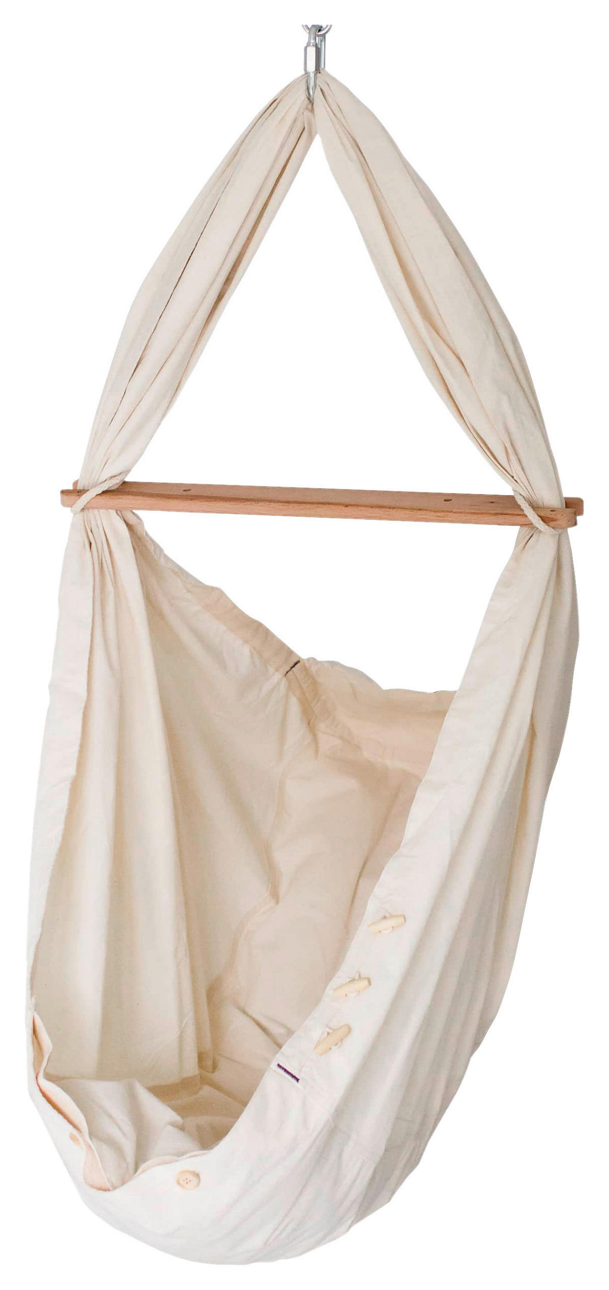 VISEČA MREŽA ZA DOJENČKE     137/30/147 cm     bež  - bež, Basics, kovina/tekstil (137/30/147cm) - SCHMUSEWOLKE