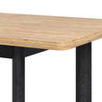 ESSTISCH in Holz 160-200/90/76 cm  - Schwarz/Akaziefarben, LIFESTYLE, Holz (160-200/90/76cm) - Landscape