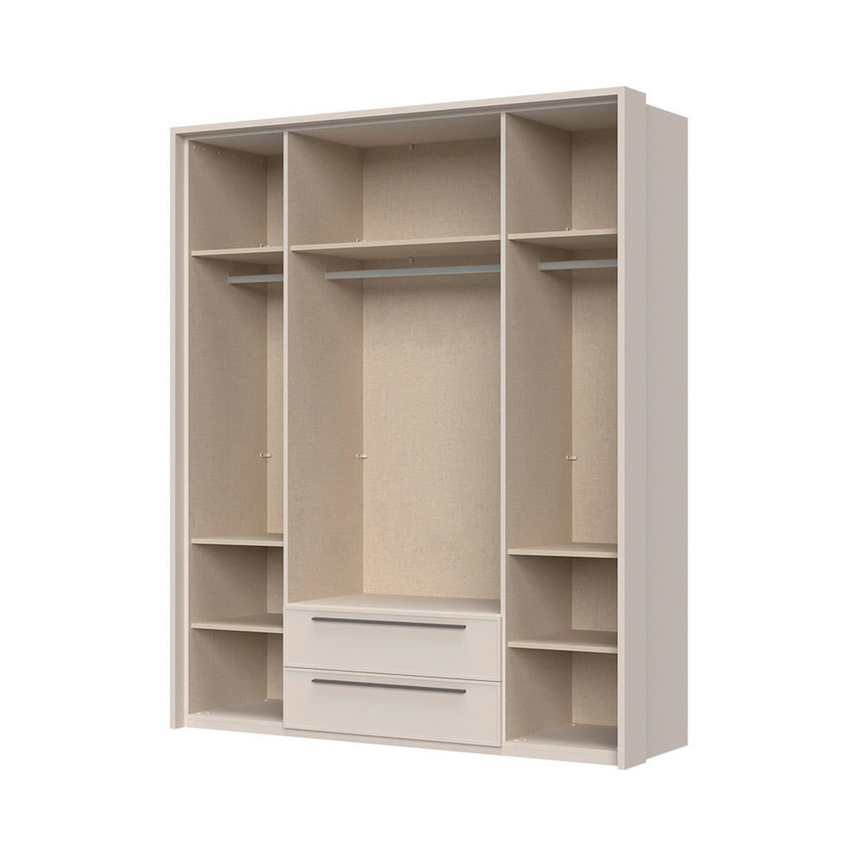 ORMAR SA KLASIČNIM VRATIMA  187/226/60 cm  - Dizajnerski, pločasti materijal/plastika (187/226/60cm)