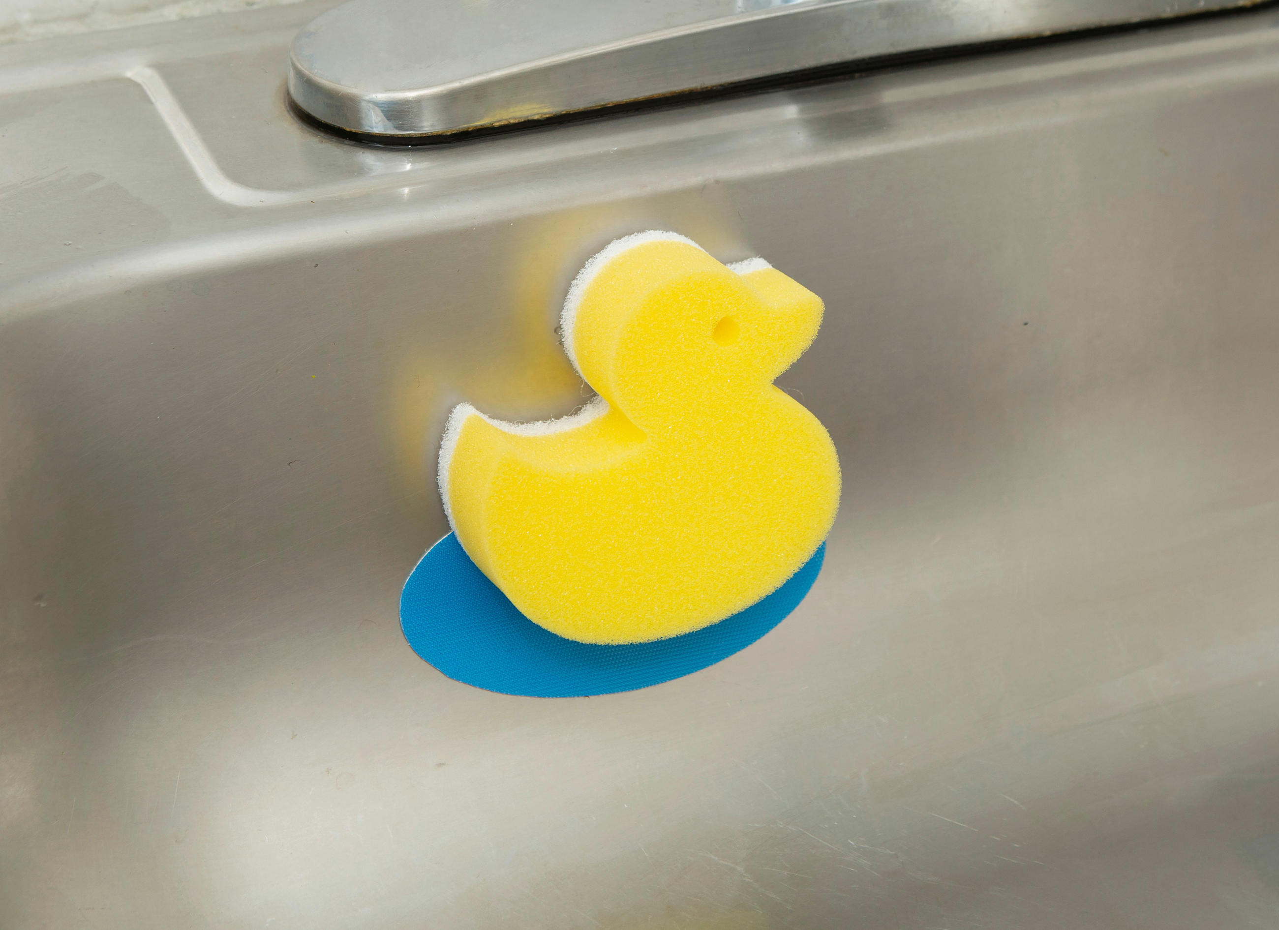 SUNĐER  - žuta/plava, Osnovno, koža (9/3/11,5cm) - Kikkerland