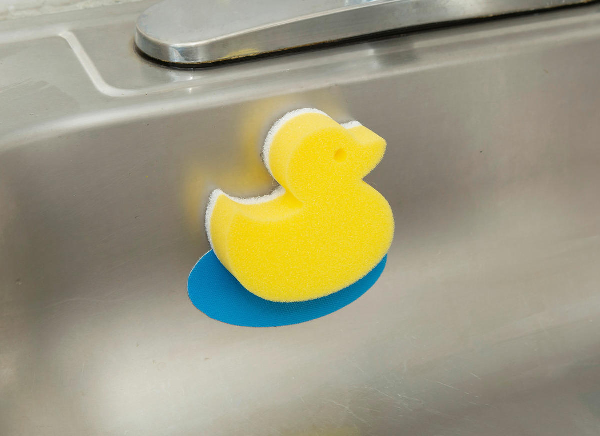 SUNĐER  - žuta/plava, Osnovno, koža (9/3/11,5cm) - Kikkerland