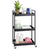 SERVIERWAGEN in Schwarz  - Schwarz, Basics, Kunststoff/Metall (45/30/80cm) - Boxxx