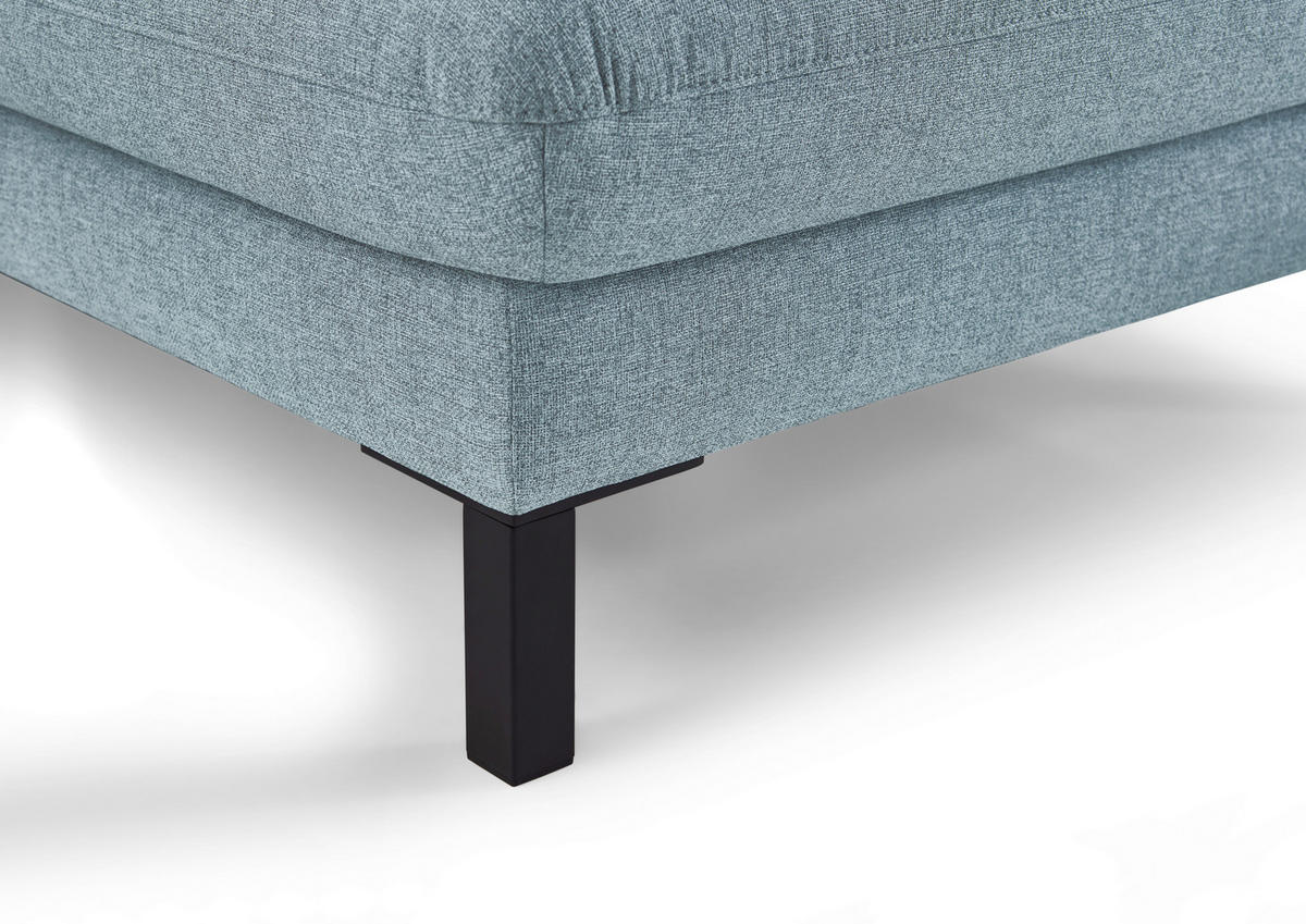 SJEDEĆA GARNITURA drvni materijal, drvo, tekstil  tirkizna, plavkastosiva   - tirkizna/plavkastosiva, Moderno, drvni materijal/drvo (272/217cm) - Pure Home Comfort