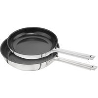 PFANNENSET TrueFlow Edelstahl 2-teilig  - Edelstahlfarben, Basics, Metall - Zwilling