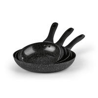 PFANNENSET BRATmaxx Aluminium 3-teilig  - Schwarz, Basics, Kunststoff/Metall