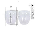 KAFFEEGLAS - Klar, KONVENTIONELL, Glas (8,8/8,9cm) - Novel