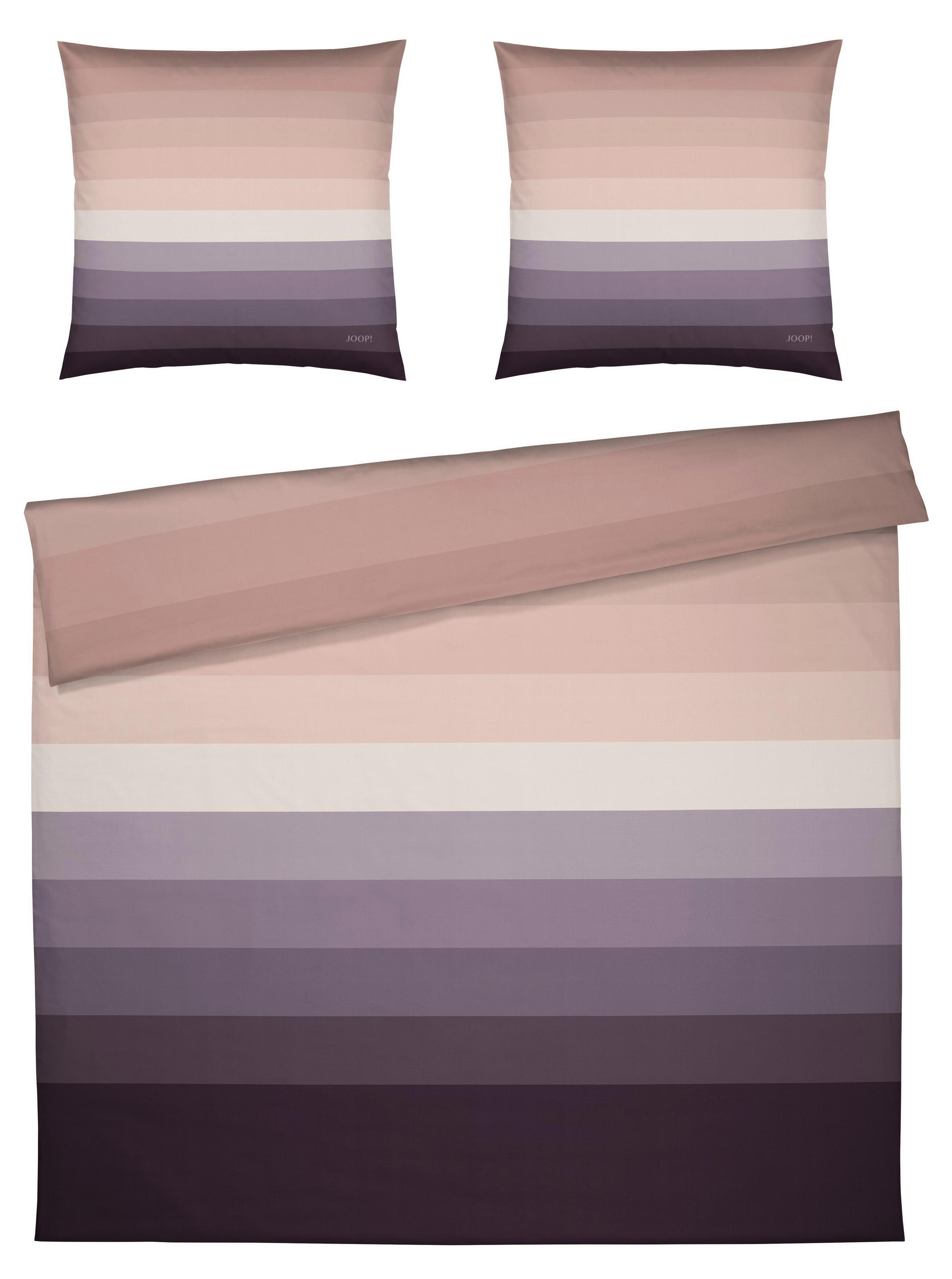BETTWÄSCHE Horizon Makosatin 200/220 cm - Beere, Basics, Textil (200/220cm) - Joop!