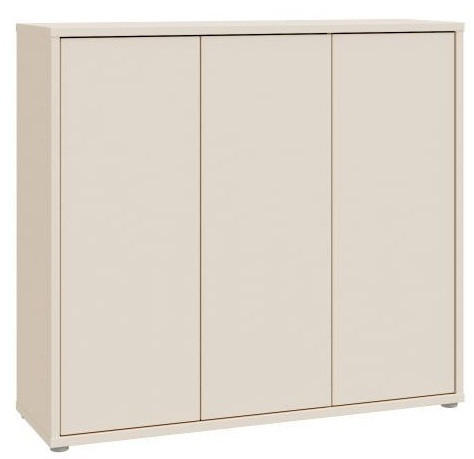 SCHUHSCHRANK Sandfarben  - Sandfarben/Grau, MODERN, Holzwerkstoff/Kunststoff (109,2/99,1/34,9cm) - Xora