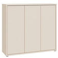SCHUHSCHRANK Alice Springs  in 109,2/99,1/34,9 cm  - Sandfarben/Grau, MODERN, Holzwerkstoff/Kunststoff (109,2/99,1/34,9cm) - Xora