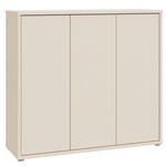 SCHUHSCHRANK Alice Springs  in 109,2/99,1/34,9 cm  - Sandfarben/Grau, MODERN, Holzwerkstoff/Kunststoff (109,2/99,1/34,9cm) - Xora