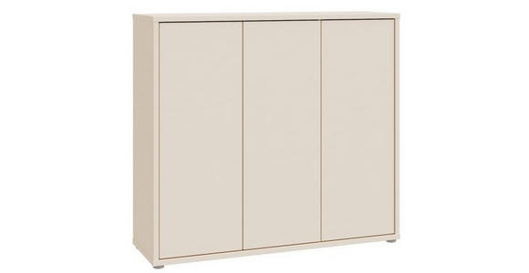 SCHUHSCHRANK Alice Springs  in 109,2/99,1/34,9 cm  - Sandfarben/Grau, MODERN, Holzwerkstoff/Kunststoff (109,2/99,1/34,9cm) - Xora