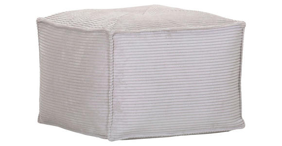 HOCKER Cord Beige  - Beige, KONVENTIONELL, Textil (65/45/65cm) - Carryhome