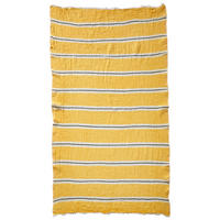 HAMAMTUCH STRIPES Beige  - Beige, KONVENTIONELL, Textil (100/190cm) - Novel