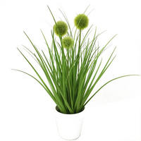 DEKOR FŰ - zöld, Basics, műanyag (36cm) - Ambia Home