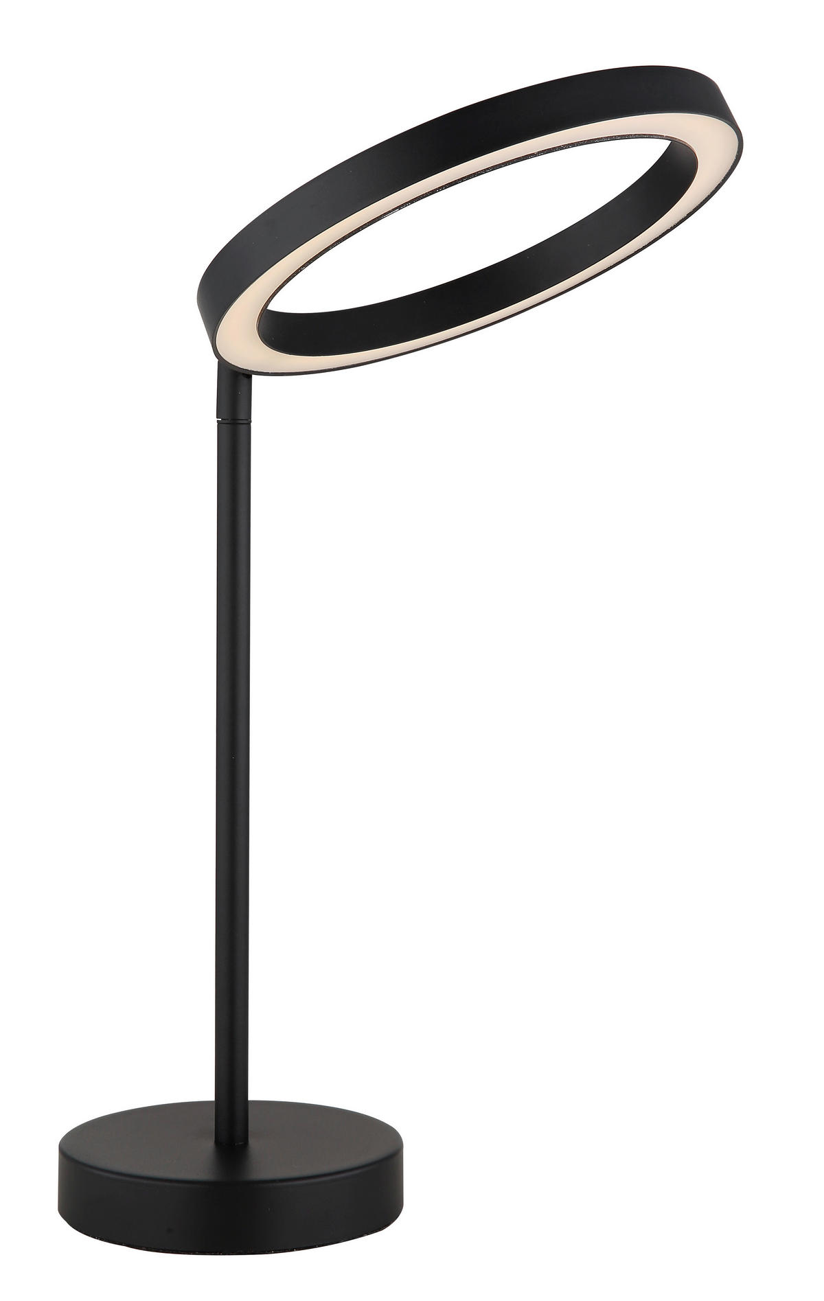 LED-TISCHLEUCHTE - Opal/Schwarz, Design, Kunststoff/Metall (27,6/20/32,8cm) - Globo