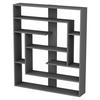 REGAL Anthrazit  - Anthrazit, Design, Holzwerkstoff (114/132/22cm) - Livetastic