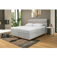 BOXSPRINGBETT 160/200 cm  in Silberfarben  - Eichefarben/Silberfarben, Natur, Holz/Textil (160/200cm) - Linea Natura