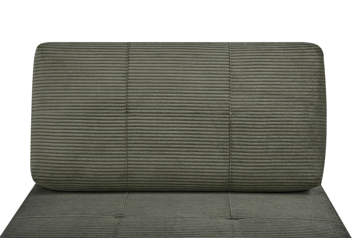 SCHLAFSESSEL Cord Grün    - Schwarz/Grün, Design, Holz/Textil (100/82/91cm) - Ti'me