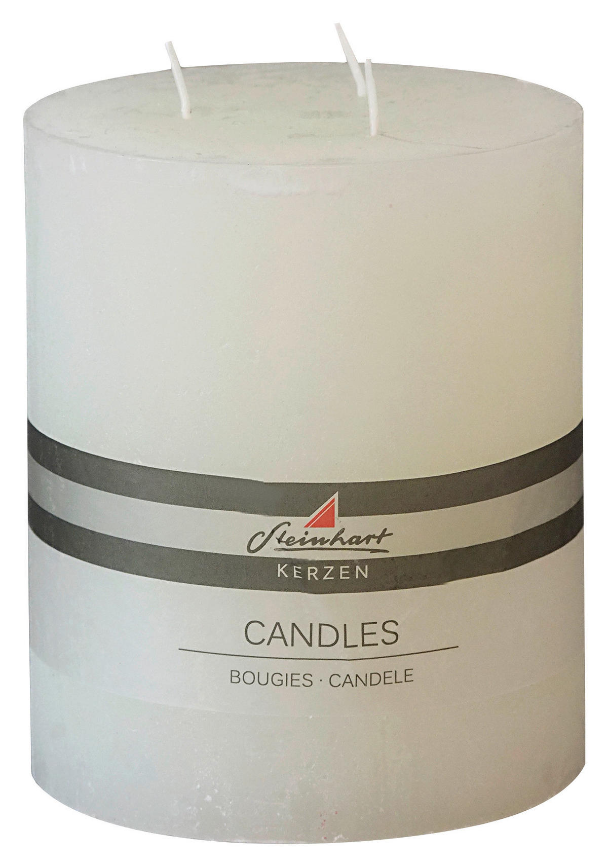 DREIDOCHTKERZE 12/14 cm  - Weiß, Basics (12/14cm) - Steinhart