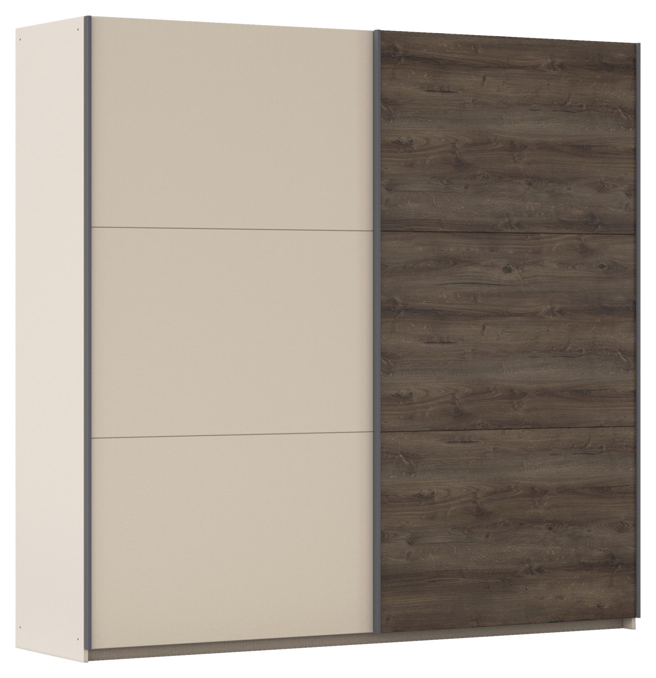 Schwebetürenschrank 218 Cm Sajo-Extra, Champagner/eiche