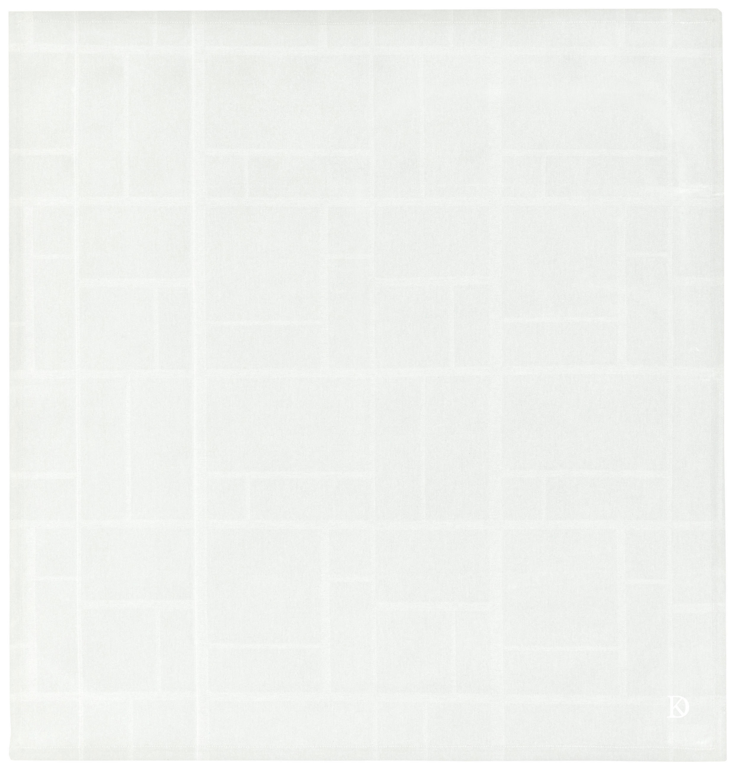 TISCHDECKE Textil Flachgewebe Weiß 85/85 cm  - Weiß, Basics, Textil (85/85cm) - Dieter Knoll