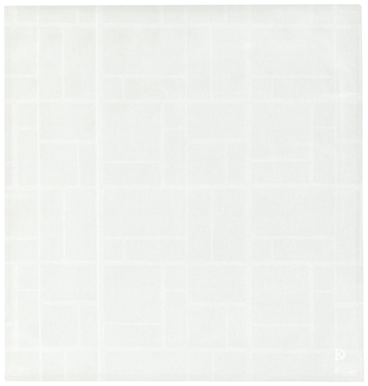 ASZTALTERÍTŐ 85/85 cm   - fehér, Basics, textil (85/85cm) - Dieter Knoll