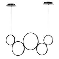 LED-HÄNGELEUCHTE 99/20/170 cm   - Schwarz, Design, Metall (99/20/170cm)