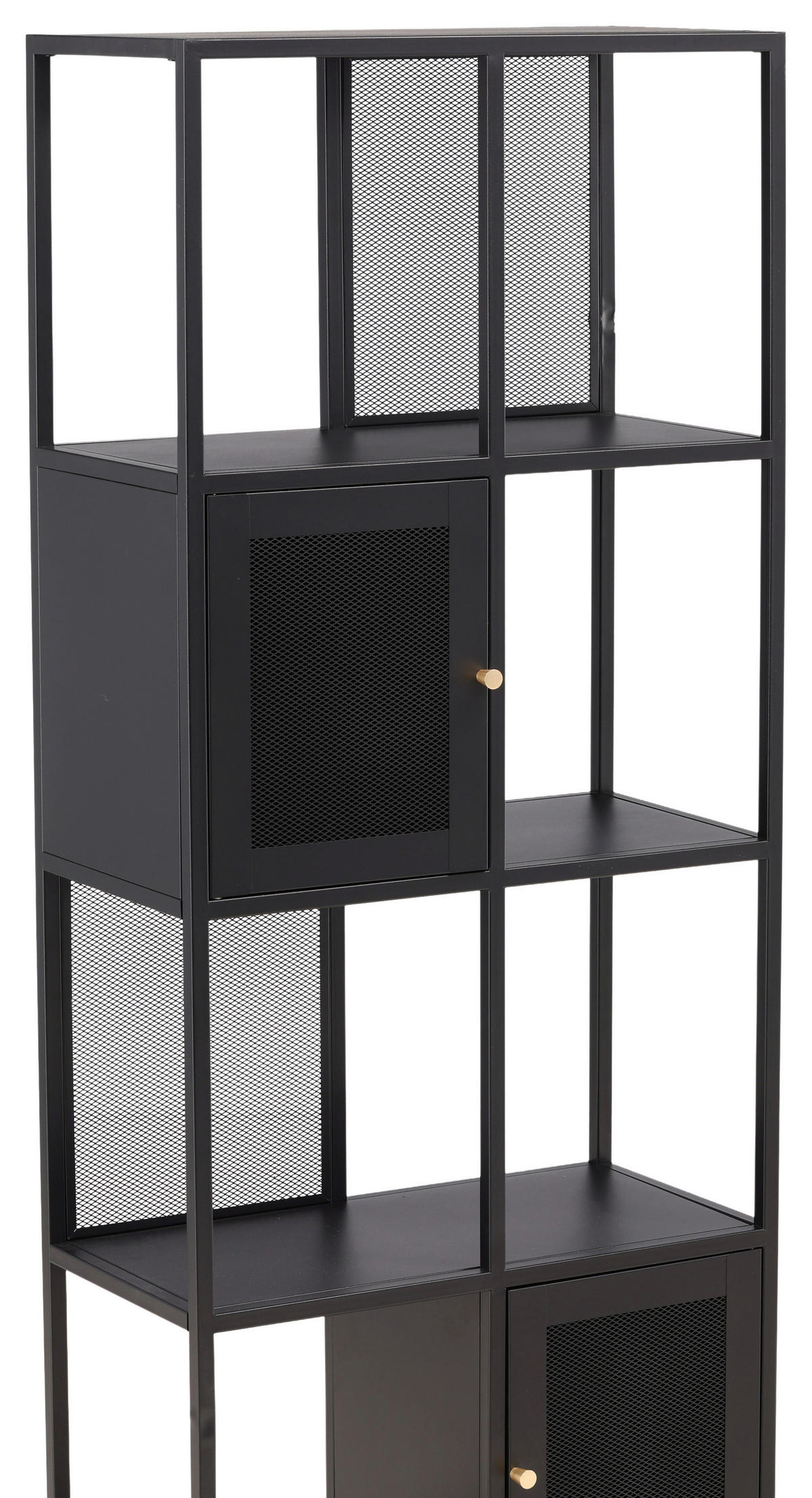 HYLLA i 70/180/35 cm svart  - svart, Design, metall (70/180/35cm) - Livetastic