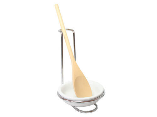 PODLOGA ZA KUHAČU  - bijela, Basics, metal/keramika (24/11,5/13,5cm)