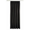 FERTIGVORHANG  black-out (lichtundurchlässig)  140/245 cm   - Schwarz, Basics, Textil (140/245cm)